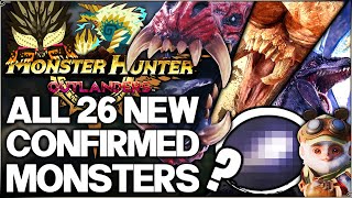 Monster Hunter Outlanders - ALL 26 New Confirmed Monsters & 3 Likely to Return - Secrets You Missed!