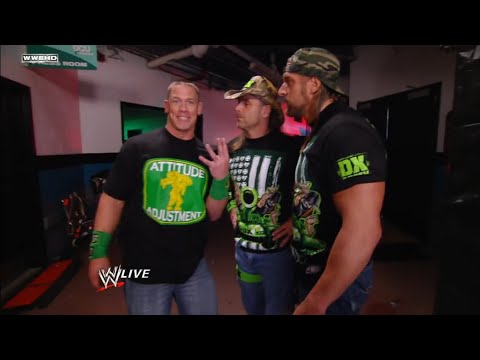 200 DX and John Cena talk backstage - RAW 02 November 2009