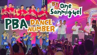 PBA PLAYERS DANCE NUMBER!! barangay Ginebra, San Miguel Beermen & Magnolia #pba #pbaplayers #dance