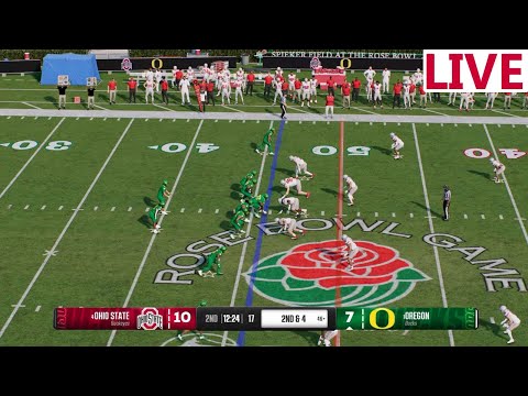 🔴LIVE 🔴Ohio State Buckeyes vs Oregon Ducks/ Rose Bowl Game / NCAA College Football