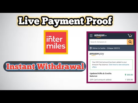 Live Payment Proof of Intermiles- Amazon pay voucher.