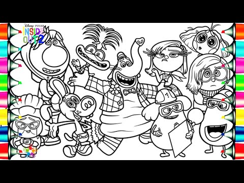 Inside Out 2 Coloring Pages / How To Color BingBong / NCS Music