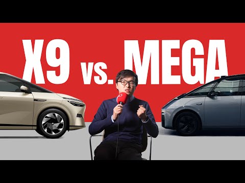 Both Huge, But Different - XPeng X9 vs. Li Auto MEGA First Look