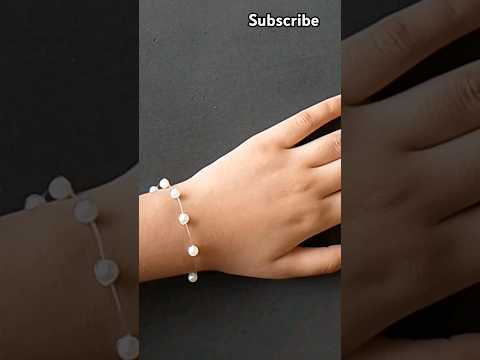 How to Create a Stylishbracelet Tutorial #shortsviral #diy #yt #jewelrymakingathome #diyideas