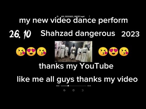 my new video dance performance Sufi shahzad dangerous my group 26.10.2023.