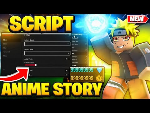 ROBLOX ANIME STORY SCRIPT PASTEBIN / V3RMILLION AUTO FARM + INF ORE + SCRIPT HACK