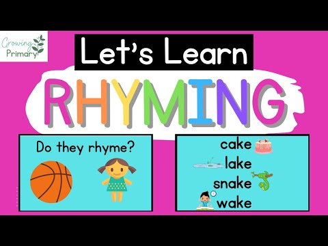 Let's Learn RHYMING {Phonemic Awareness}