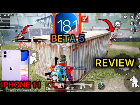 iOS 18.1 DEVELOPER BETA 5 BGMI REVIEW AFTER 7 DAYS