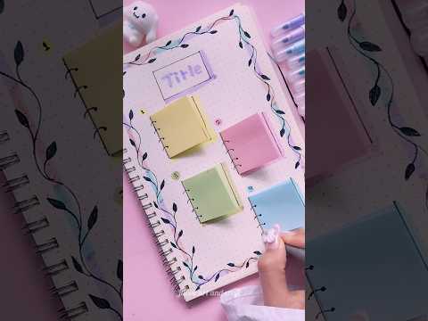 Cute things you can make with sticky notes 😎 #jiwooartandcraft #diy #stickynote #papercraft