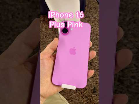 Unbox iPhone 16 Plus Pink,