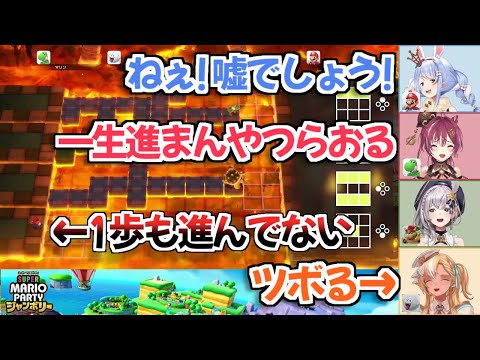 【ホロライブ切り抜き】被りすぎて一生進まない三期生のマリパ配信が面白すぎるｗ【兎田ぺこら 不知火フレア 白銀ノエル 宝鐘マリン】