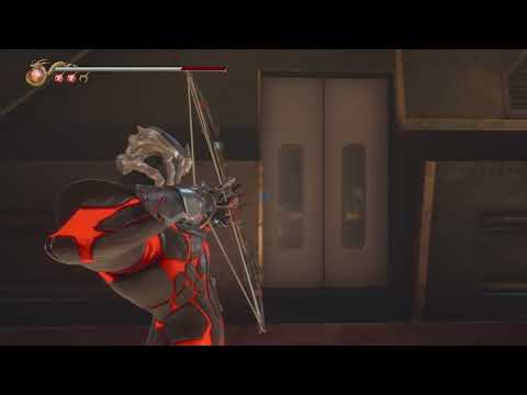 Ninja Gaiden 2 Black - Multi Rocket Ninja glitch spawn behind subway door in Master Ninja Chapter 10