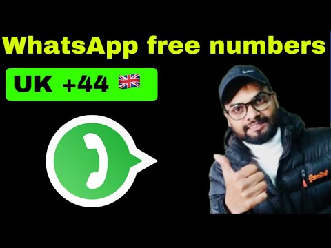 Whatsapp without real numbers | How to get free 🇬🇧 Uk numbers for WhatsApp | 2024 Hindi