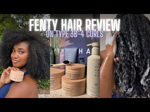 My HONEST Fenty Hair by Rihanna Review on Type 3B-4 Curls | Is It Worth Buying?