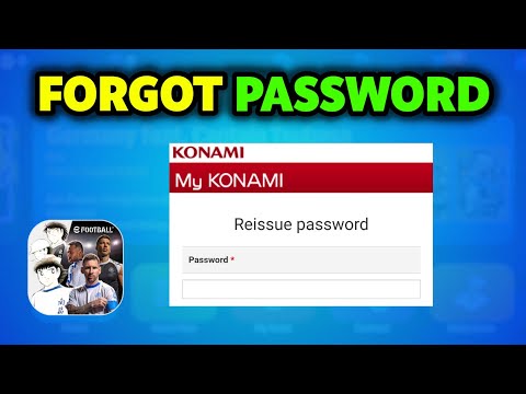 How To Reset eFootball Konami Password | Forgot Password*