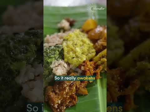 Trying traditional Jaffna Rice & Curry