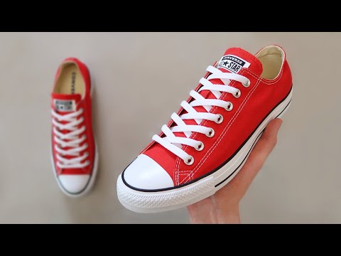 HOW TO LACE CONVERSE LOW (BEST WAY!)