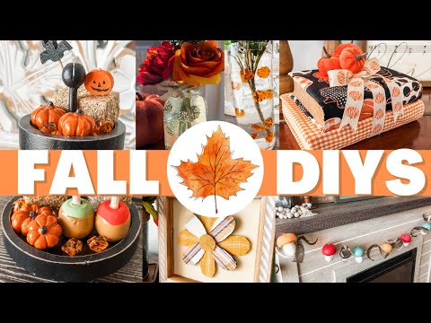 🍁 FALL DIYS that you will WANT to make NOW!  (disappearing water beads and *NEW* mini fall craft!)