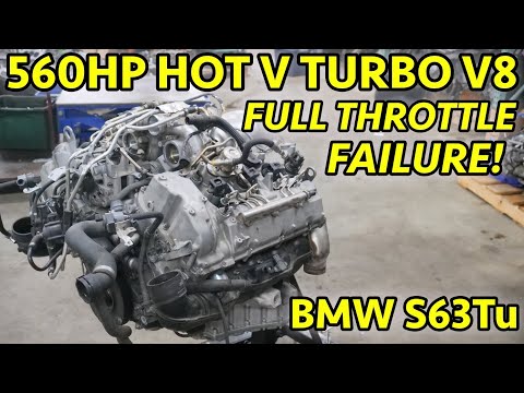 LOCKED UP 560HP BMW M5 S63Tu Hot-V Turbo V8 Teardown. What Killed This Engine At Just 102K Miles?