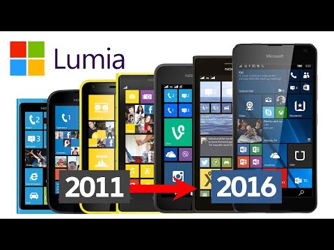 Evolution Of Microsoft / Nokia Lumia Smartphones   جميع هواتف نوكيا لوميا