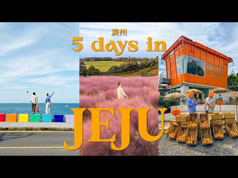 5 days in Jeju 🇰🇷 濟州 (local must-eat, aesthetic villa, cute cafes) | jeju trip