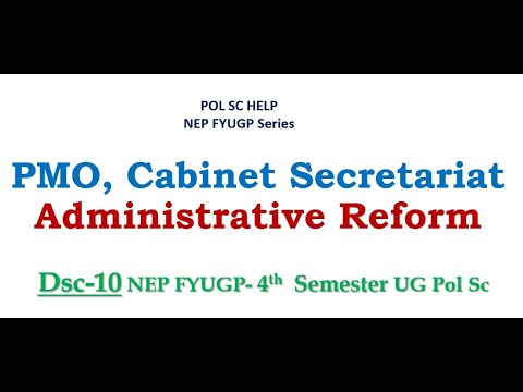 PMO, Cabinet Secretariat and Administrative Reforms in India