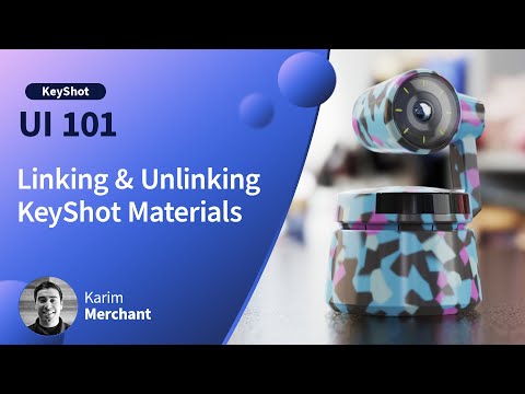 How to Get Started with KeyShot - Linking & Unlinking KeyShot Materials