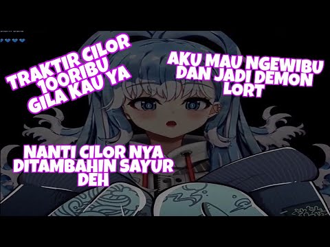 Cilor pake sayur, kobo end stream mau ngewibu dan menjadi demon lort