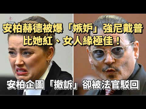 安柏赫德被爆「嫉妒」強尼戴普比她紅、女人緣極佳！安柏企圖「撤訴」卻被法官駁回【人生勝利組】