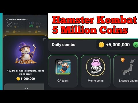 Hamster Kombat Combo Card today || Daily Hamster Kombat Combo