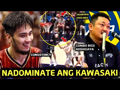 Nadominate ang Kawasaki. Kai Sotto Consistency Combo Bigs Inside Plays isa sa Susi para manalo.