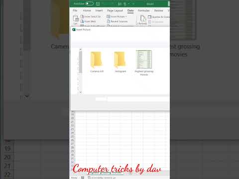 Image to excel? #excel #computertricks #computertricksbydav #computer #ict