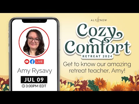 LIVE!  Interview with Cozy Comfort Instructor Amy Rysavy!