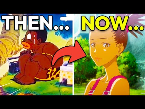 The Change With "BLACK" People In Anime...