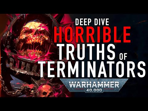 Deep Dive on Space Marine Terminator Power Armor in Warhammer 40K #chaosgods #chaosspacemarines