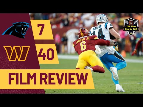 Film Review! Washington Commanders Vs Carolina Panthers!