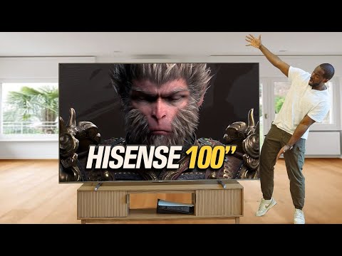 Gaming on a 100” 4K TV! Hisense U76 Experience 🔥