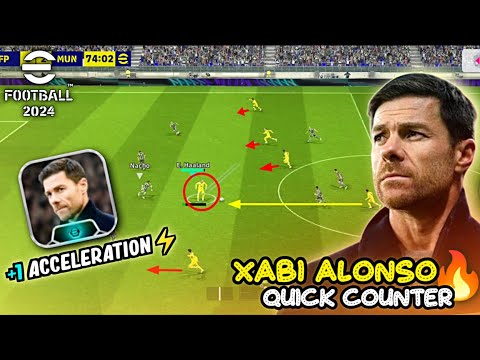 Quick Counter Manager Xabi Alonso Worth 500 Coins!! eFootball 2024 Mobile