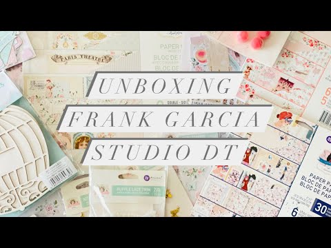 Frank Garcia Studio UNBOXING Design Team Frank Garcia Studio + Scrapbook Paper SCRAPBOOK | Iralamija