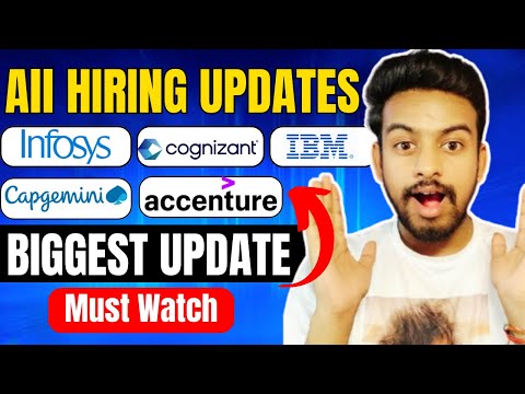 Infosys, HCL, Accenture, Cognizant, Capgemini, IBM Biggest Hiring Update | Fresher Hiring Drive