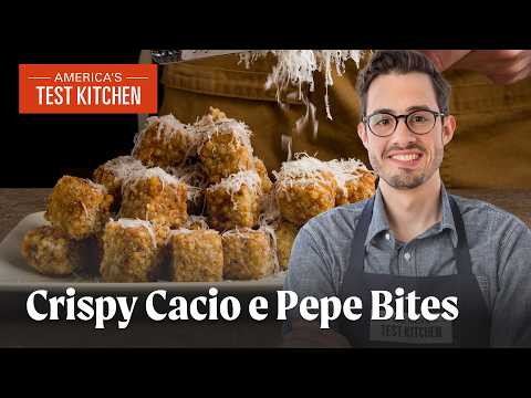 How to Make Crispy Cacio e Pepe Bites (Gluten Free!) | America's Test Kitchen (S24 E10)