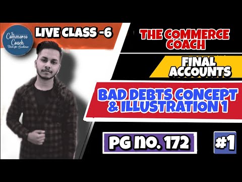 #1 Bad debts accounting and illus no.1 -  final accounts CMA inter financial accounting paper 5