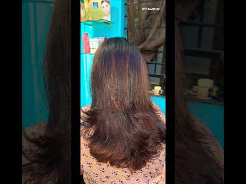 Layers hair cut with hair highlights  #hairtransformation  #haircut #haircolor #hairhighlighting