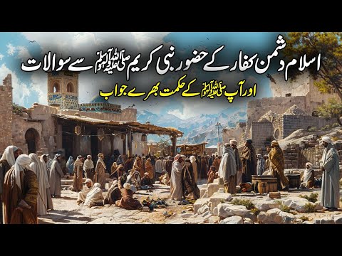 Islam Dushman Kuffar kay Hazoor SAW say Sawal aur App ﷺ kay Hikmat bharay Jawab | Islamic Studio