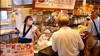 Udon noodles made by Marukame Udon noodle artisans in Japan are of the highest quality!