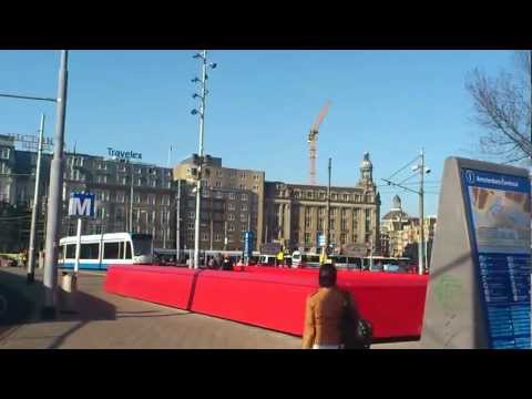 アムステルダム　駅前　オランダ　2012