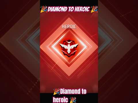 diamond to heroic in free fire #attitude #freefire #ffdaimond #ffshorts #shorts #viral #trending