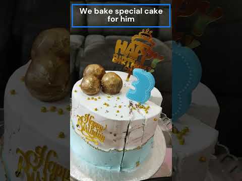 Birthday Celebration of my son | Birthday Cake TASTY FOOD #shorts #birthday #viral  #tastyfood