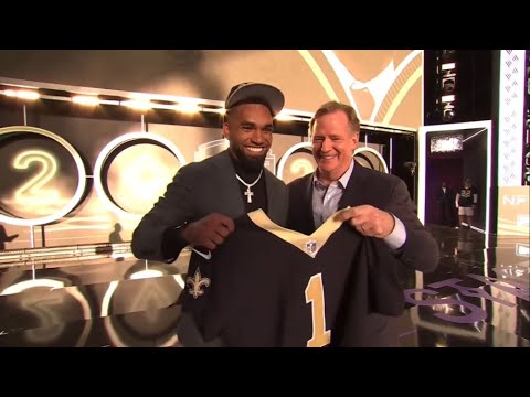 The New Orleans Saints select Chris Olave #11 overall in the 2022 NFL Draft