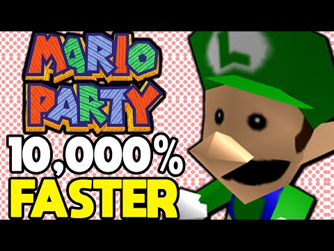 Is it Possible to Beat Mario Party at 10,000% Speed?